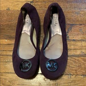 Michael Kors Dark Purple Flats